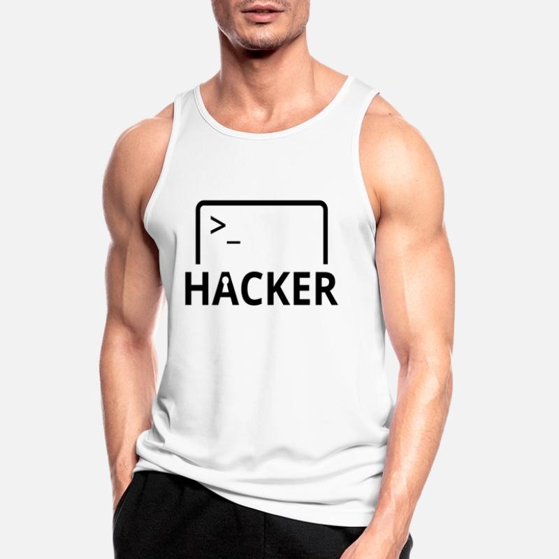 Hacker programmeur informatique Débardeur respirant Homme