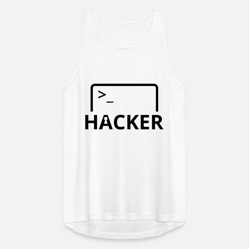 Hacker programmeur informatique Débardeur respirant Homme
