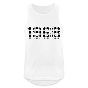 1968 - Men's Breathable Tank Top - white - Front - Nick (188cm)