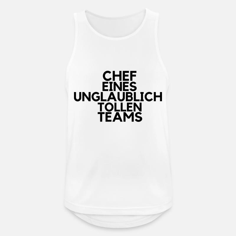 chef tshirt - Männer Tank Top atmungsaktiv - Weiß
