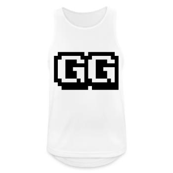 Nerd Good Game - Männer Tank Top atmungsaktiv - Weiß - Vorne - Nick (188cm)