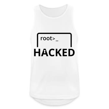 Hacked hacker computer scientist computer programmer - Men's Breathable Tank Top - white - Front - Nick (188cm)