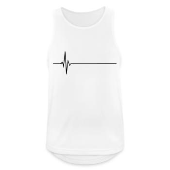 Pulse - Frequency - Men's Breathable Tank Top - white - Front - Nick (188cm)