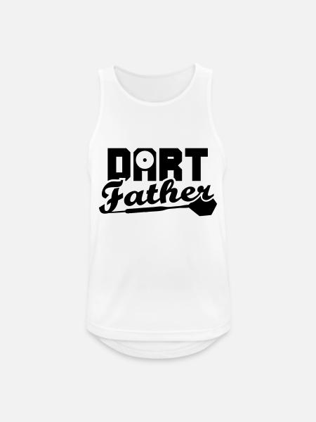 DART Father - Men's Breathable Tank Top - white