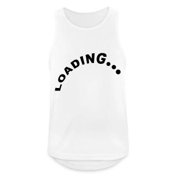 Loading Design - Débardeur respirant Homme - blanc - Devant - Nick (188cm)
