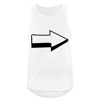 Arrow - Men's Breathable Tank Top - white - Front - Nick (188cm)
