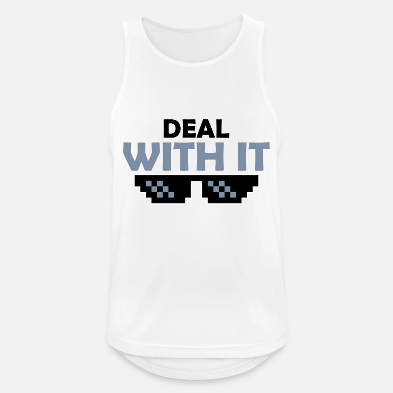 Sunglasses Deal with it - Men's Breathable Tank Top - white