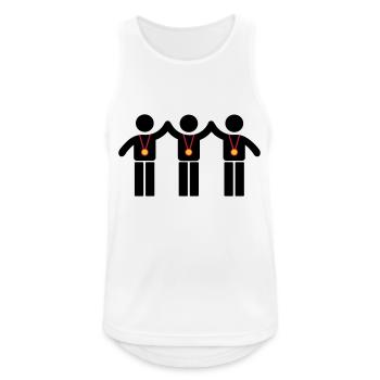 Winner Team - Men's Breathable Tank Top - white - Front - Nick (188cm)