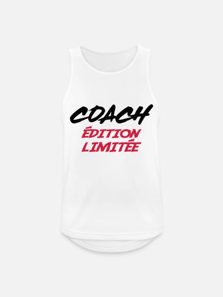 COACH Limited Edition - Men's Breathable Tank Top - white