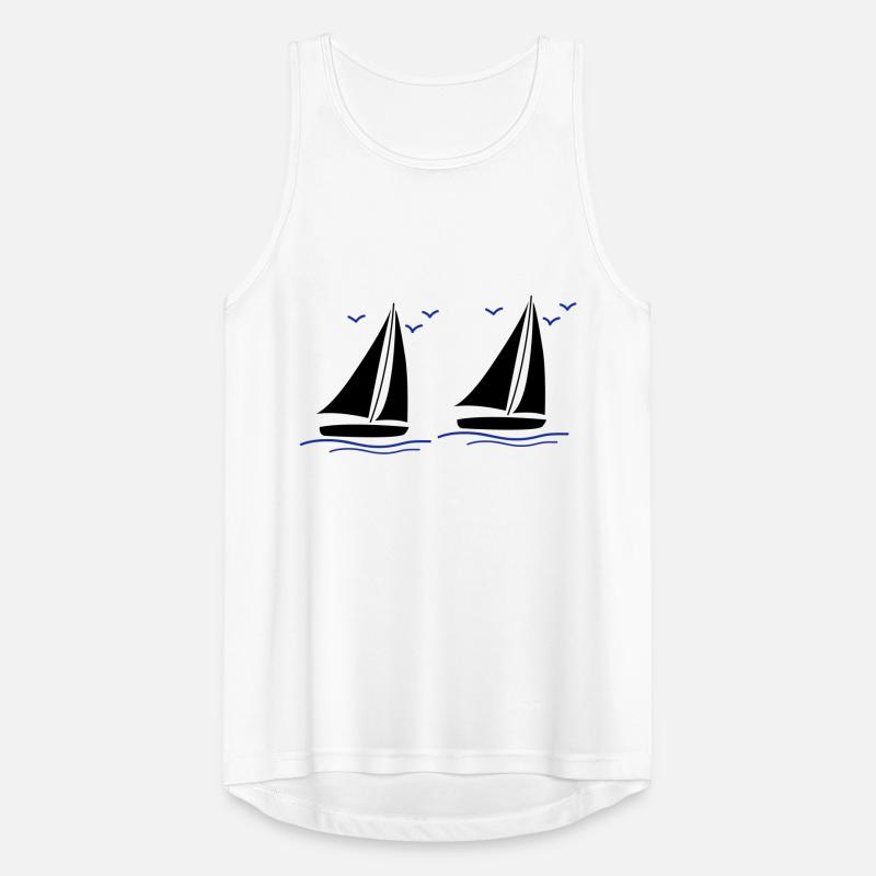 segelboote 02 Männer Tank Top atmungsaktiv