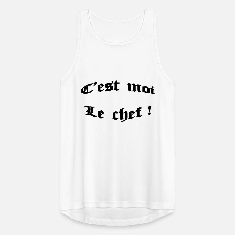 c'est moi le chef ! Débardeur respirant Homme