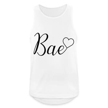 Bae - Débardeur respirant Homme - blanc - Devant - Nick (188cm)