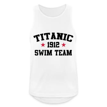 Titanic Swim Team 1912 - Débardeur respirant Homme - blanc - Devant - Nick (188cm)