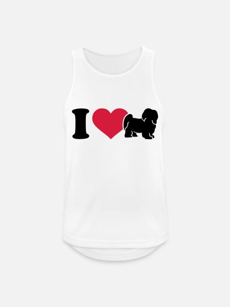 Havaneser - Männer Tank Top atmungsaktiv - Weiß