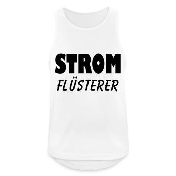 strom flüsterer elektriker - Männer Tank Top atmungsaktiv - Weiß - Vorne - Nick (188cm)