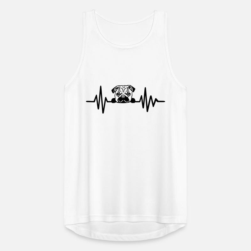 Mops Männer Tank Top atmungsaktiv