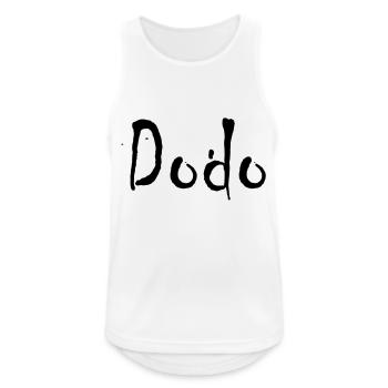dodo - Männer Tank Top atmungsaktiv - Weiß - Vorne - Nick (188cm)