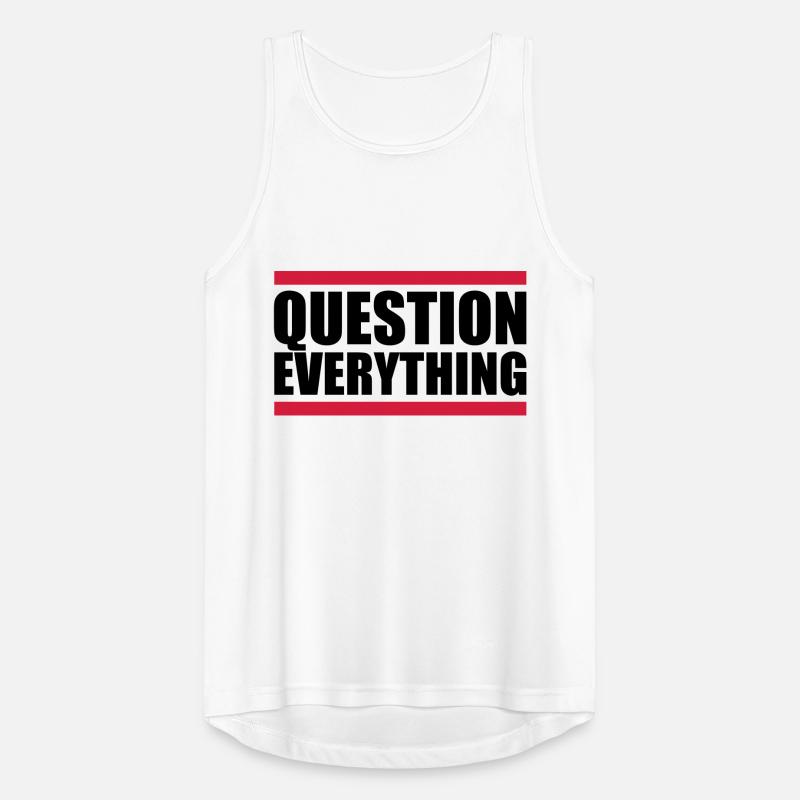 Question Everything bar Men's Breathable Tank Top