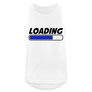 Loading - Men's Breathable Tank Top - white - Front - Nick (188cm)