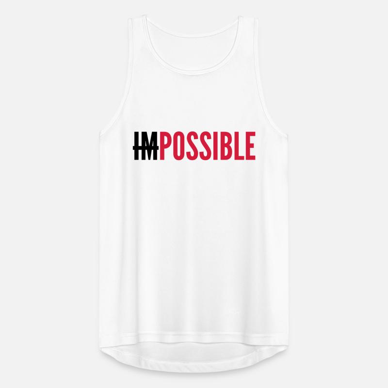 IMPOSSIBLE - POSSIBLE - Colors changeable. Men's Breathable Tank Top