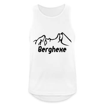 watzmann_berghexe - Männer Tank Top atmungsaktiv - Weiß - Vorne - Nick (188cm)