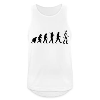 Roboter-Entwicklung - Männer Tank Top atmungsaktiv - Weiß - Vorne - Nick (188cm)