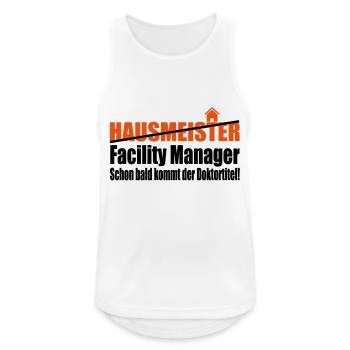 janitor - Men's Breathable Tank Top - white - Front - Nick (188cm)