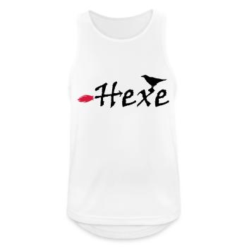 Hexe - Männer Tank Top atmungsaktiv - Weiß - Vorne - Nick (188cm)