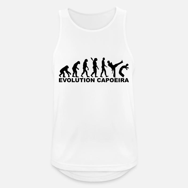 Evolution Capoeira - Men's Breathable Tank Top - white