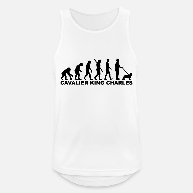 Cavalier King Charles - Men's Breathable Tank Top - white