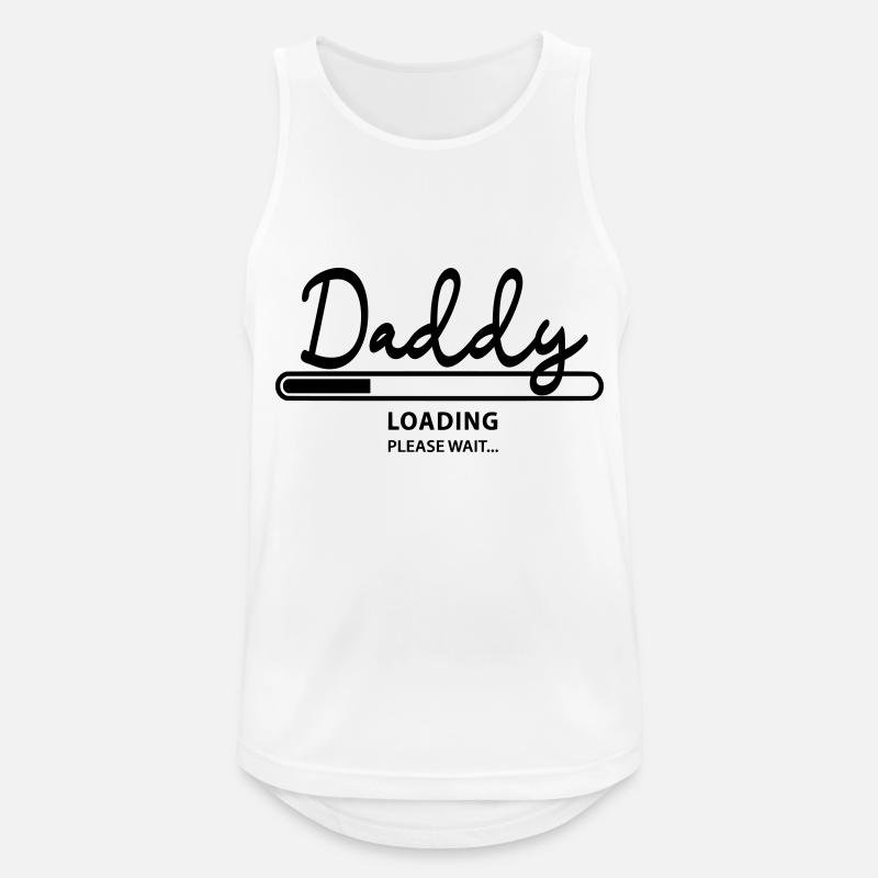 daddy loading - Men's Breathable Tank Top - white