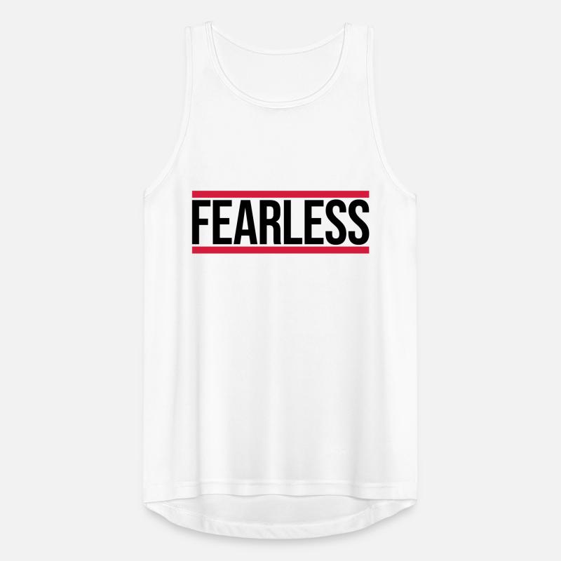 fearless Text Zitat Design Männer Tank Top atmungsaktiv
