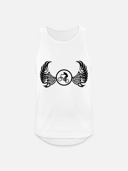 wappen_bmx - Débardeur respirant Homme - blanc