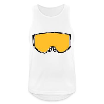 lunettes de ski - Débardeur respirant Homme - blanc - Devant - Nick (188cm)