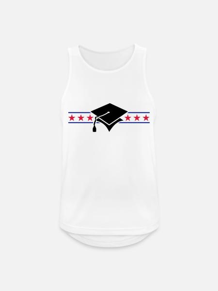 scholar hat / Gelehrtenhut (3c) - Men's Breathable Tank Top - white