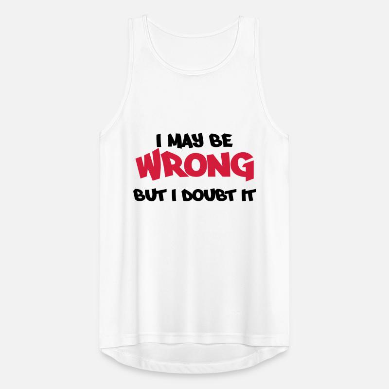 I may be wrong, but I doubt it Männer Tank Top atmungsaktiv