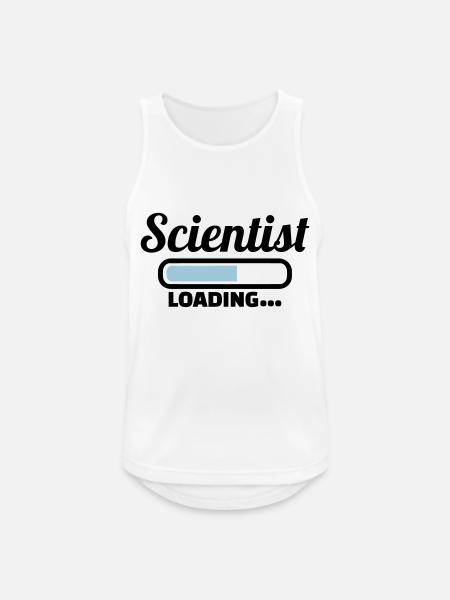 Scientist - Men's Breathable Tank Top - white