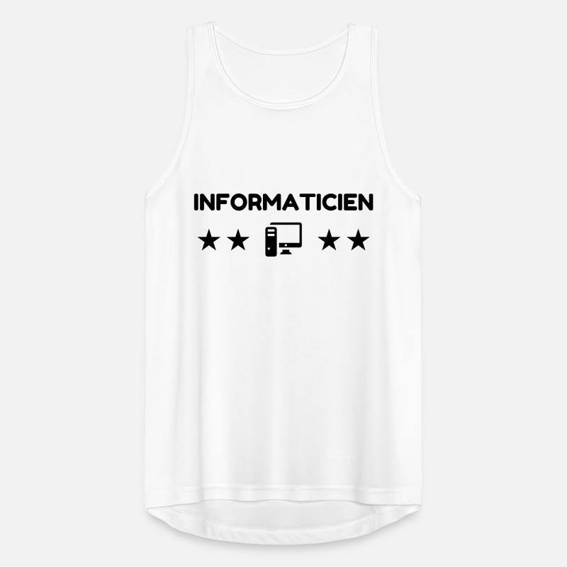 Computer / Informatiker / Aussenseiter / Ingenieur Männer Tank Top atmungsaktiv