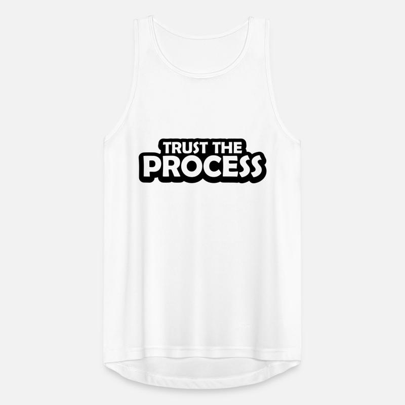 trust the process Quote Men's Breathable Tank Top