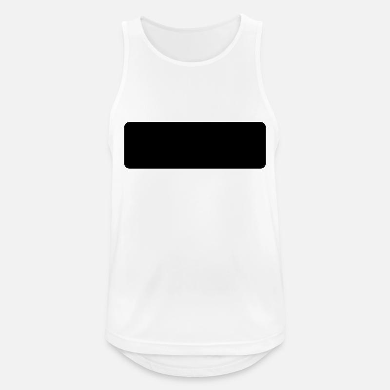rectangle - Men's Breathable Tank Top - white