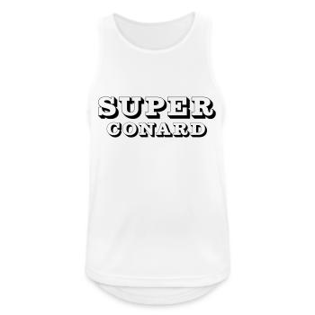 SUPER CONARD - Débardeur respirant Homme - blanc - Devant - Nick (188cm)