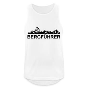 guide de montagne - Débardeur respirant Homme - blanc - Devant - Nick (188cm)