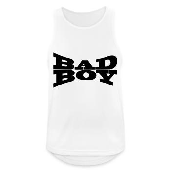Bad boy mauvais garçon - Débardeur respirant Homme - blanc - Devant - Nick (188cm)