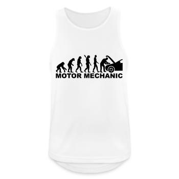 Motor mechanic - Men's Breathable Tank Top - white - Front - Nick (188cm)