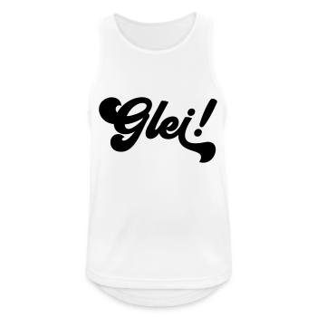 Glei - Bavarian concept of time and way of life - Men's Breathable Tank Top - white - Front - Nick (188cm)