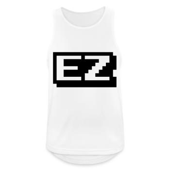 EZ Einfaches Spiel - Männer Tank Top atmungsaktiv - Weiß - Vorne - Nick (188cm)