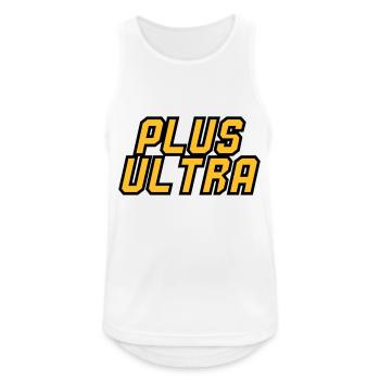 Plus Ultra - Männer Tank Top atmungsaktiv - Weiß - Vorne - Nick (188cm)