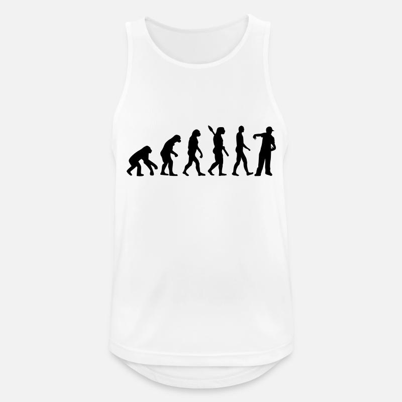 Evolution Rapper - Men's Breathable Tank Top - white