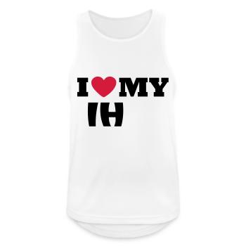 Proof of love - Men's Breathable Tank Top - white - Front - Nick (188cm)