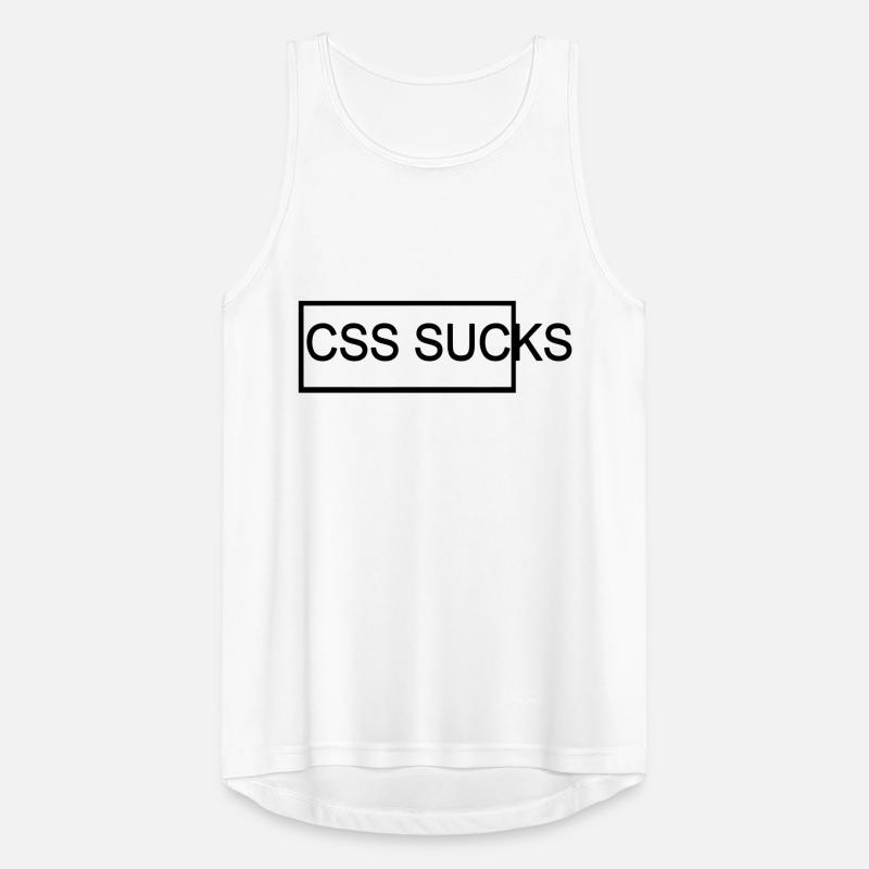 CSS sucks - Webdesigner und HTML Design Männer Tank Top atmungsaktiv